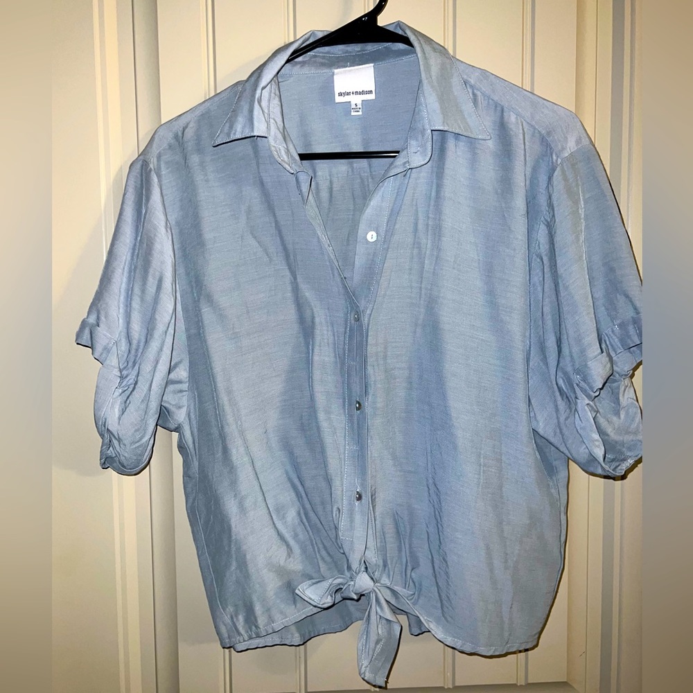 Skylar+Madison denim Blouse